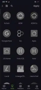 تحميل تطبيق Hera Dark Icon Pack مجانا برابط مباشر 3