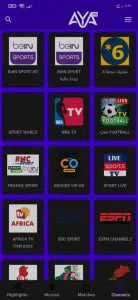 تحميل تطبيق AYA TV لمشاهدة المباريات والقنوات التلفزيونية 2