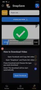 تنزيل تطبيق تحميل ستوري فيس بوك والفيديوهات للاندرويد مجانا 2