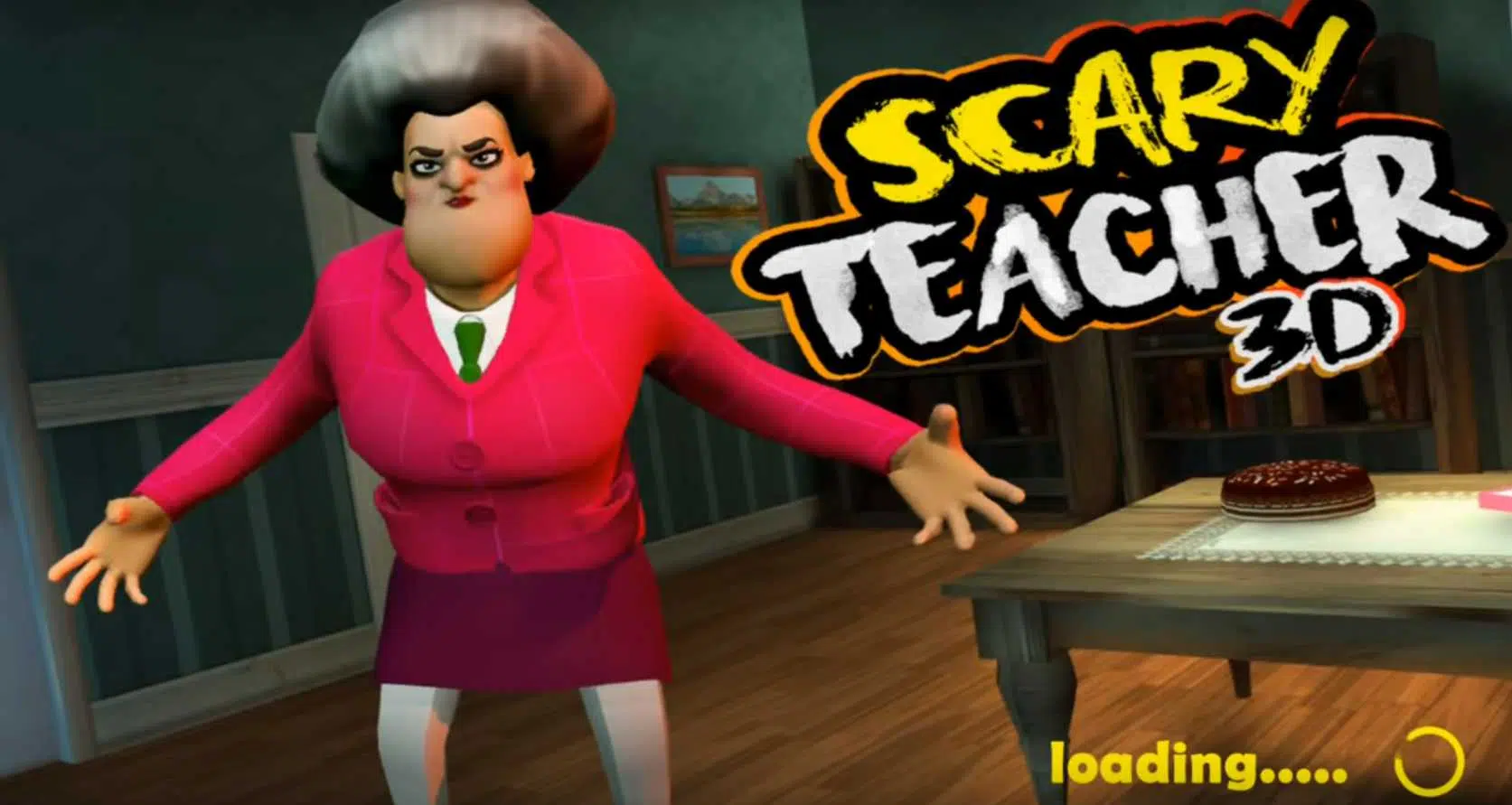 تحميل لعبة المدرسة الشريرة الاصلية مجانا Scary Teacher 3D 1
