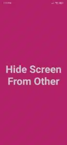 تحميل تطبيق Hide Screen APK للاندرويد برابط مباشر 1