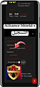 تحميل Alliance Shield X APK مع تسجيل الدخول لتخطي حساب Gmail