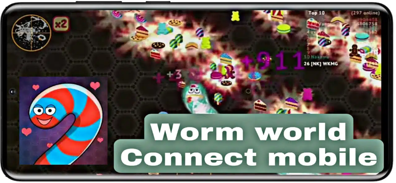 تحميل وتفعيل ميزة worm world connect للايفون وللاندرويد apk مهكرة 2