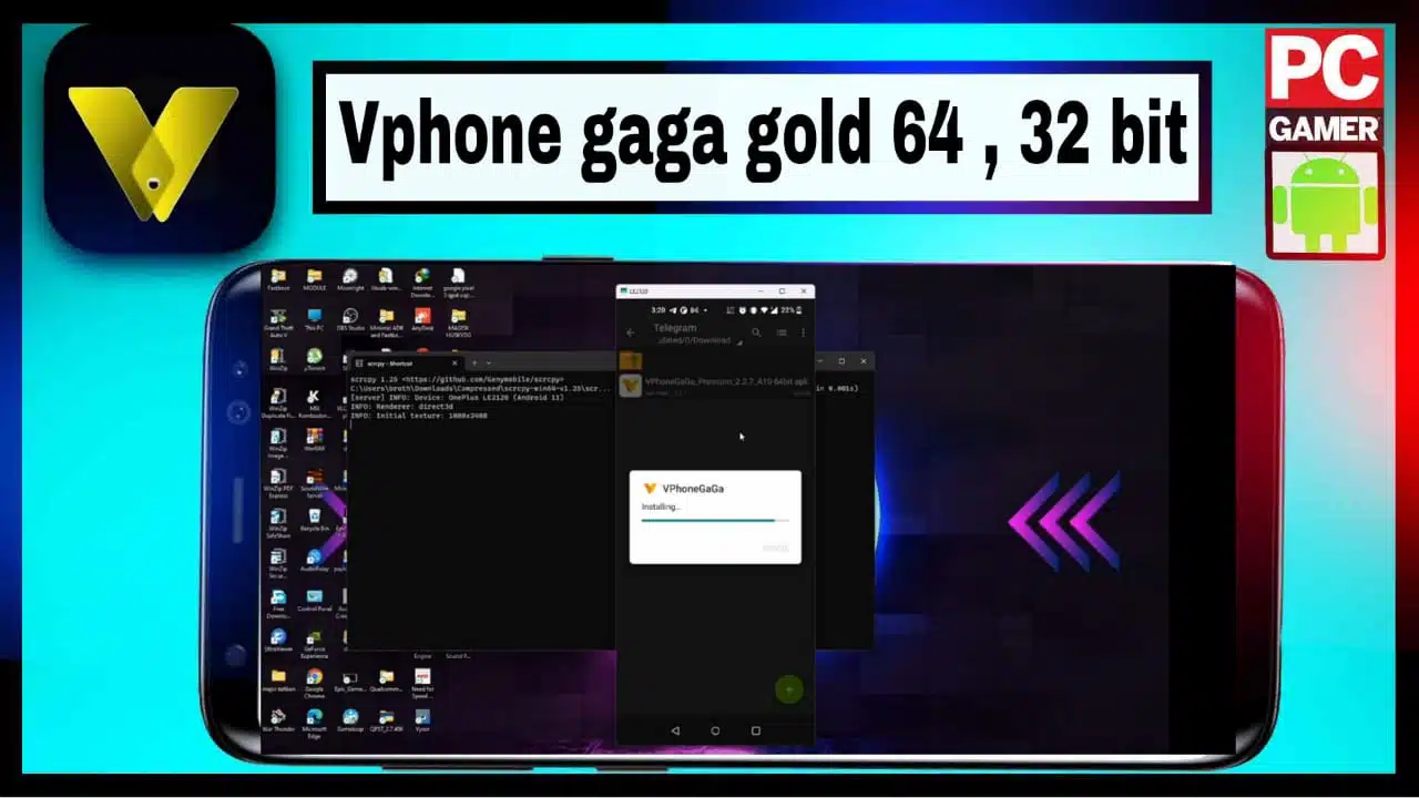تحميل Vphone gaga gold الذهبي الموقع الرسمي اخر اصدار 64 , 31 bit